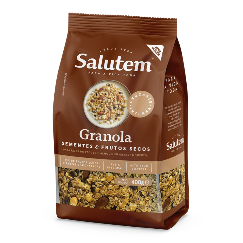 Granola sementes e frutos secos