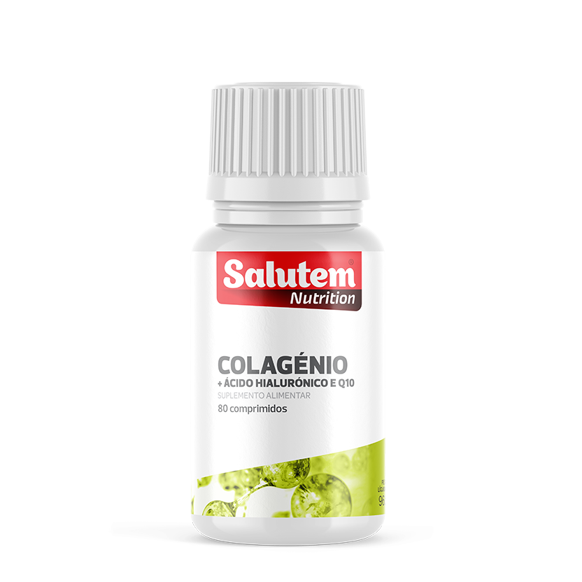 Colagénio + ácido hialurónico e Q10