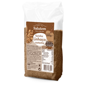 Farinha de linhaça castanha