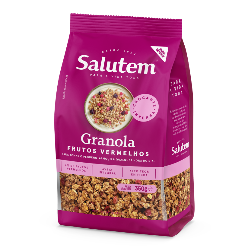 Granola frutos vermelhos