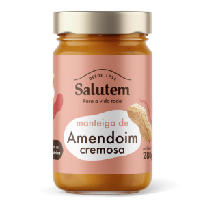 Manteiga de amendoim cremosa