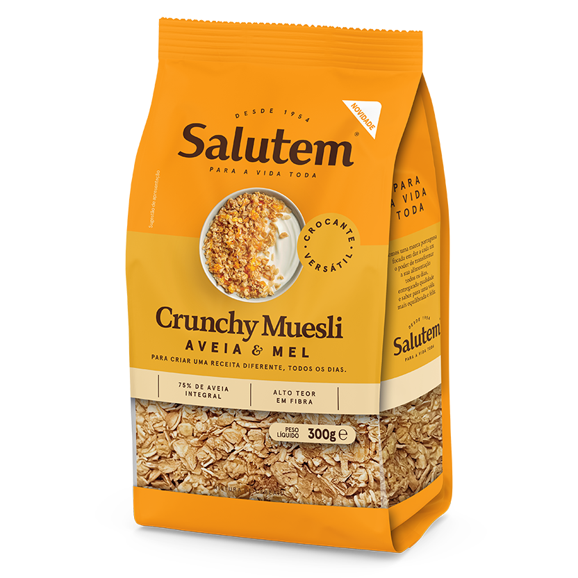 Crunchy muesli aveia e mel