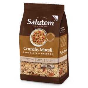 Crunchy muesli chocolate e amêndoa