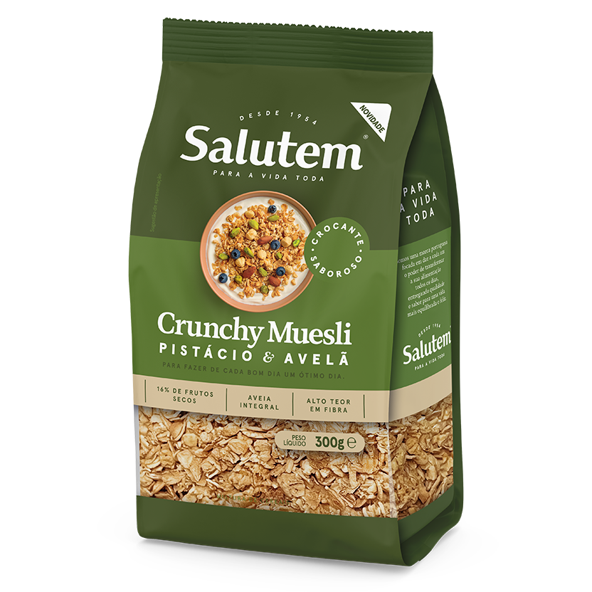 Crunchy muesli pistácio e avelã