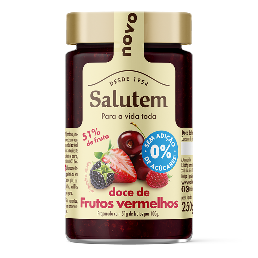 Doce de frutos vermelhos
