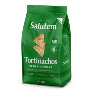 Tortinachos grão e orégãos