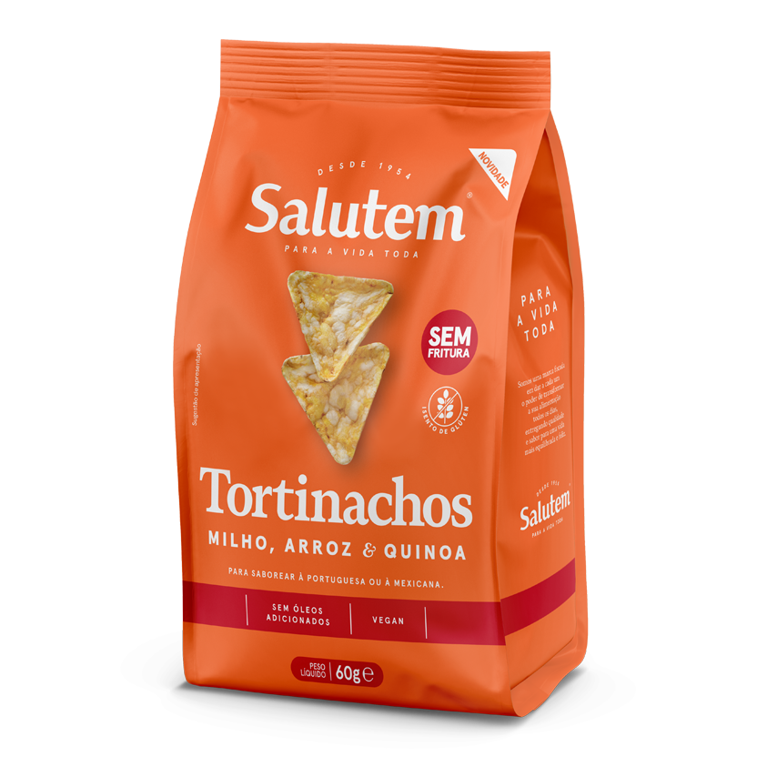 Tortinachos milho, arroz e quinoa